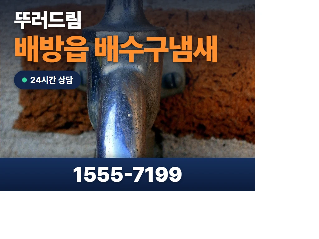 배방읍 배수구냄새 현장